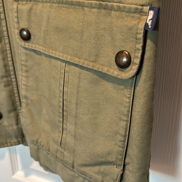 Vineyard Vines Sage Green Canvas Cotton Field Jacket - Picture 3 of 7